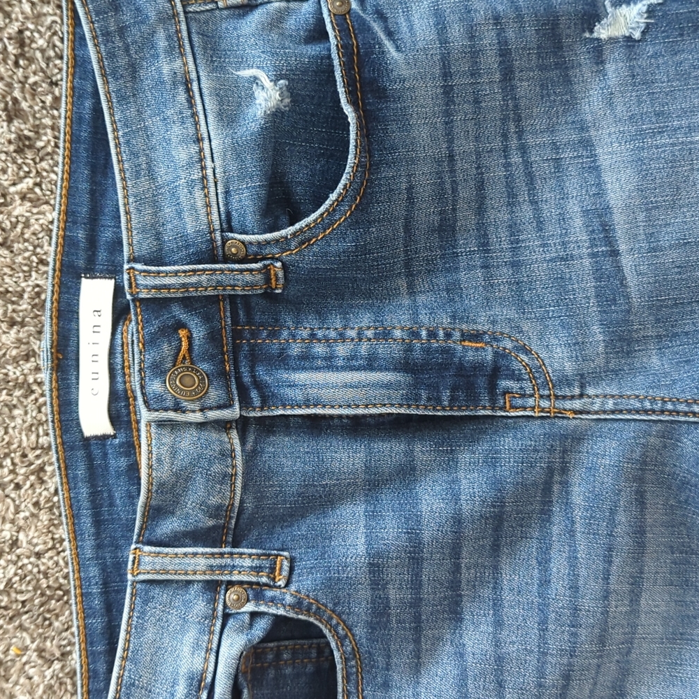 Women's Distressed Denim - Picture 2 of 5